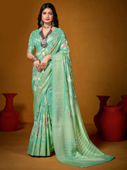 Zari Jaal Woven Art Silk Saree