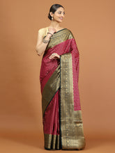 Zari Border Woven Art Silk Saree