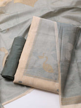 Jamdhani Chanderi Unstitched Suit Piece With Dupatta