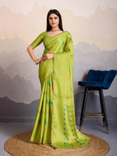 Zari Jaal Woven Art Silk Saree