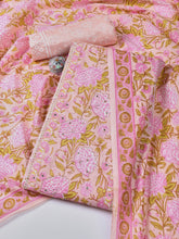 Printed Cotton Blend Unstitched Suit With Dupatta