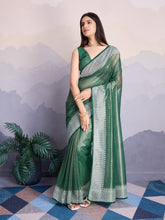 Embroidered Net Saree