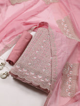 All Over Embroidered Georgette Unstitched Suit With Dupatta