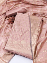 Woven Chanderi Unstitched Suit With Dupatta