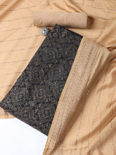 Embroidery Chanderi Unstitched Suit With Dupatta