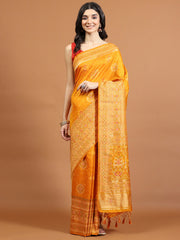 Zari Jaal Woven Art Silk Saree