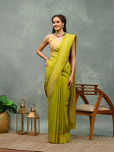 Woven Border Georgette Saree