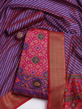 Art Silk Unstitched Suit Piece With Dupatta