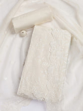 Embroidered Chanderi Unstitched Suit With Dupatta