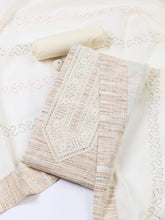 Neck Embroidery Cotton Unstitched Suit With Dupatta