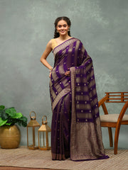 Woven Border Tissue Saree