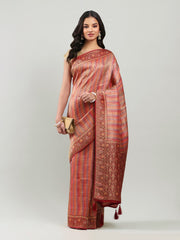 Zari Jaal Georgette Woven Saree