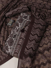 Printed Chanderi Unstitched Suit Piece With Dupatta