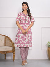 Printed Muslin Kurta With Pants