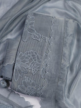 Embroidery Tissue Unstitched Suit With Dupatta