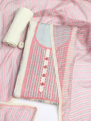 Printed Muslin Unstitched Suit With Dupatta