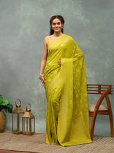 Woven Border Georgette Saree
