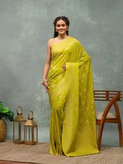 Woven Border Georgette Saree