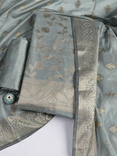 Woven Chanderi Unstitched Suit With Dupatta