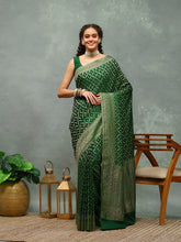 Woven Jaal Georgette Saree