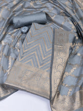 Woven Chanderi Unstitched Suit With Dupatta