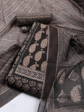 Printed Cotton Blend Unstitched Suit Piece With Dupatta