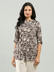 Printed Cotton Blend Shirt
