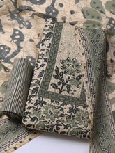 Printed Cotton Blend Unstitched Suit With Dupatta