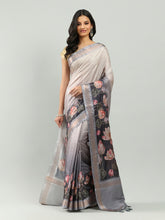 Printed Art Silk Woven Saree