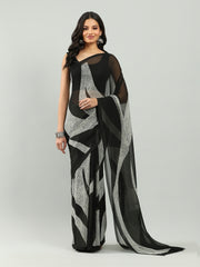 Digital Printed Georgette Saree