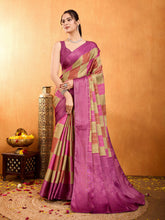 Zari Border Booti Woven Art Silk Saree