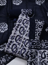 Printed Cotton Blend Unstitched Suit With Dupatta