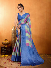 Zari Border Booti Woven Art Silk Saree