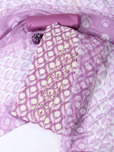 Printed Cotton Blend Unstitched Suit With Dupatta