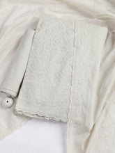 Embroidered Cotton Blend Unstitched Suit Piece With Dupatta