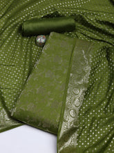 Floral Woven Chanderi Unstitched Suit With Dupatta