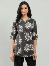 Printed Cotton Blend Shirt