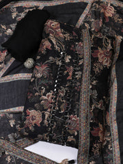 Printed Muslin Unstitched Suit Piece With Dupatta