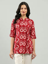 Printed Cotton Blend Shirt