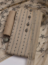 Woven Cotton Blend Unstitched Suit Piece With Dupatta