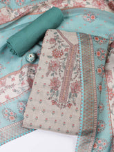 Printed Tissue Unstitched Suit Piece With Dupatta