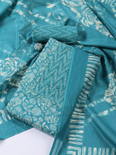 Printed Cotton Blend Unstitched Suit With Dupatta