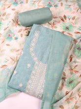 Printed Linen Unstitched Suit Piece With Dupatta