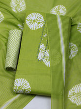 Printed Cotton Blend Unstitched Suit With Dupatta