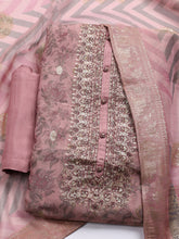 Embroidered Tissue Unstitched Suit With Dupatta