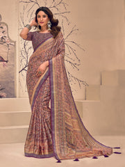 Printed Art Silk Saree