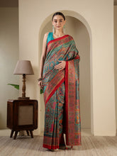 Digital Printed Art Silk Saree