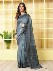 Resham Booti Woven Cotton Saree