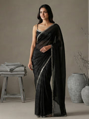 Embroidered Organza Saree
