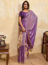 Embroidered Satin Velvet Saree